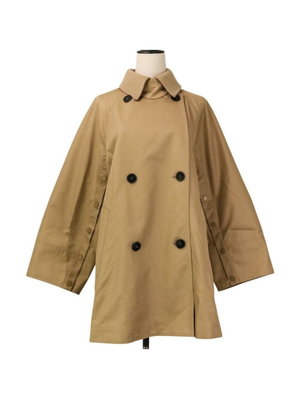 Max Mara Weekend Wkdmanna Quilted Trench Coat Beige Spring Summer Fall Winter 38